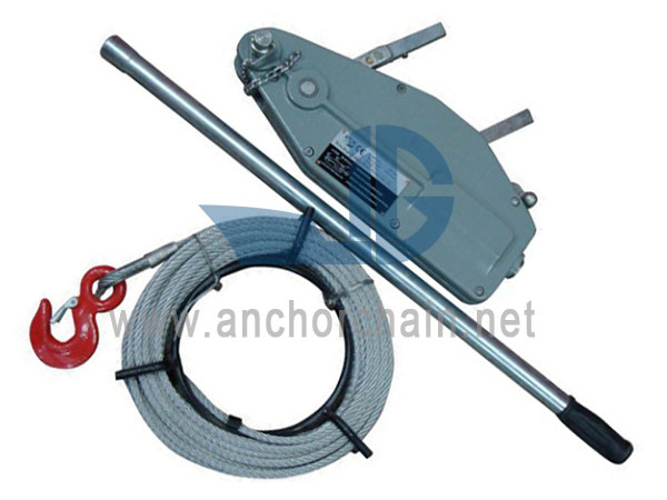 एल्यूमिनियम मिश्र धातु मैनुअल लीवर वायर रस्सी ब्लॉक